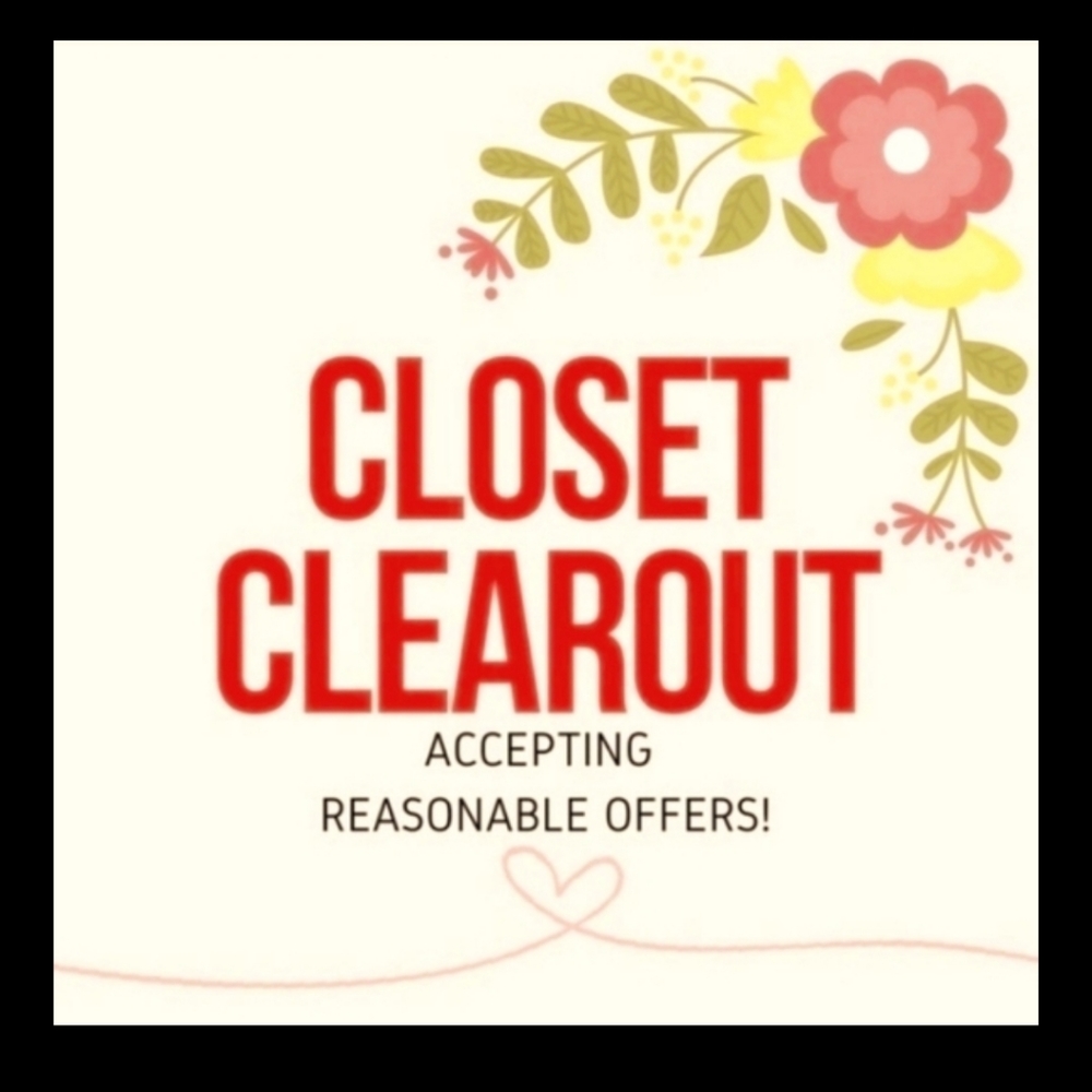 Closet clearout 🤓 Send OFFERS!